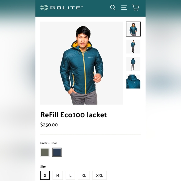 NWT GoLite ReFill Eco100 Insulated Jacket - Picture 11 of 16